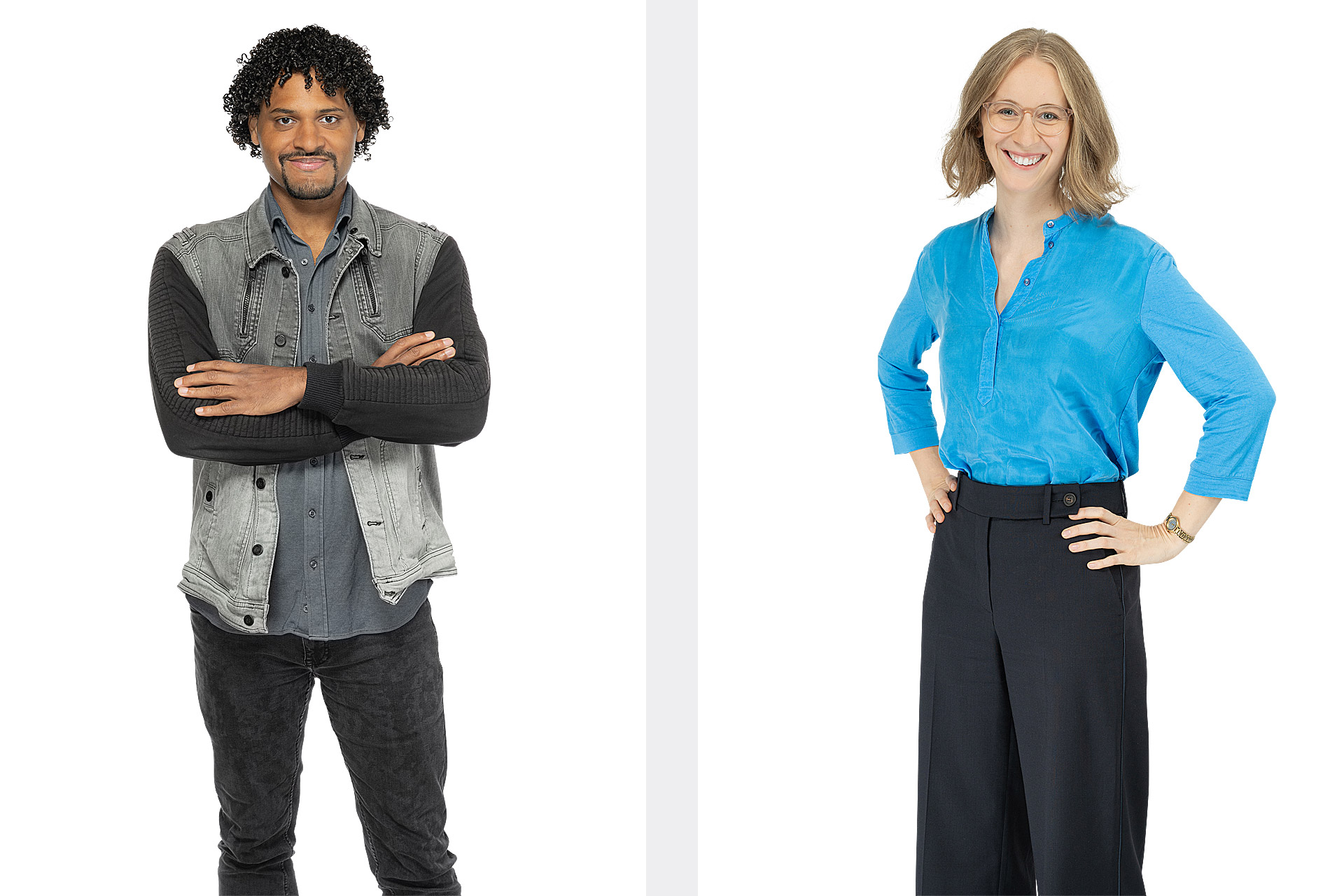 Benjamin Adjei und Eva Lettenbauer